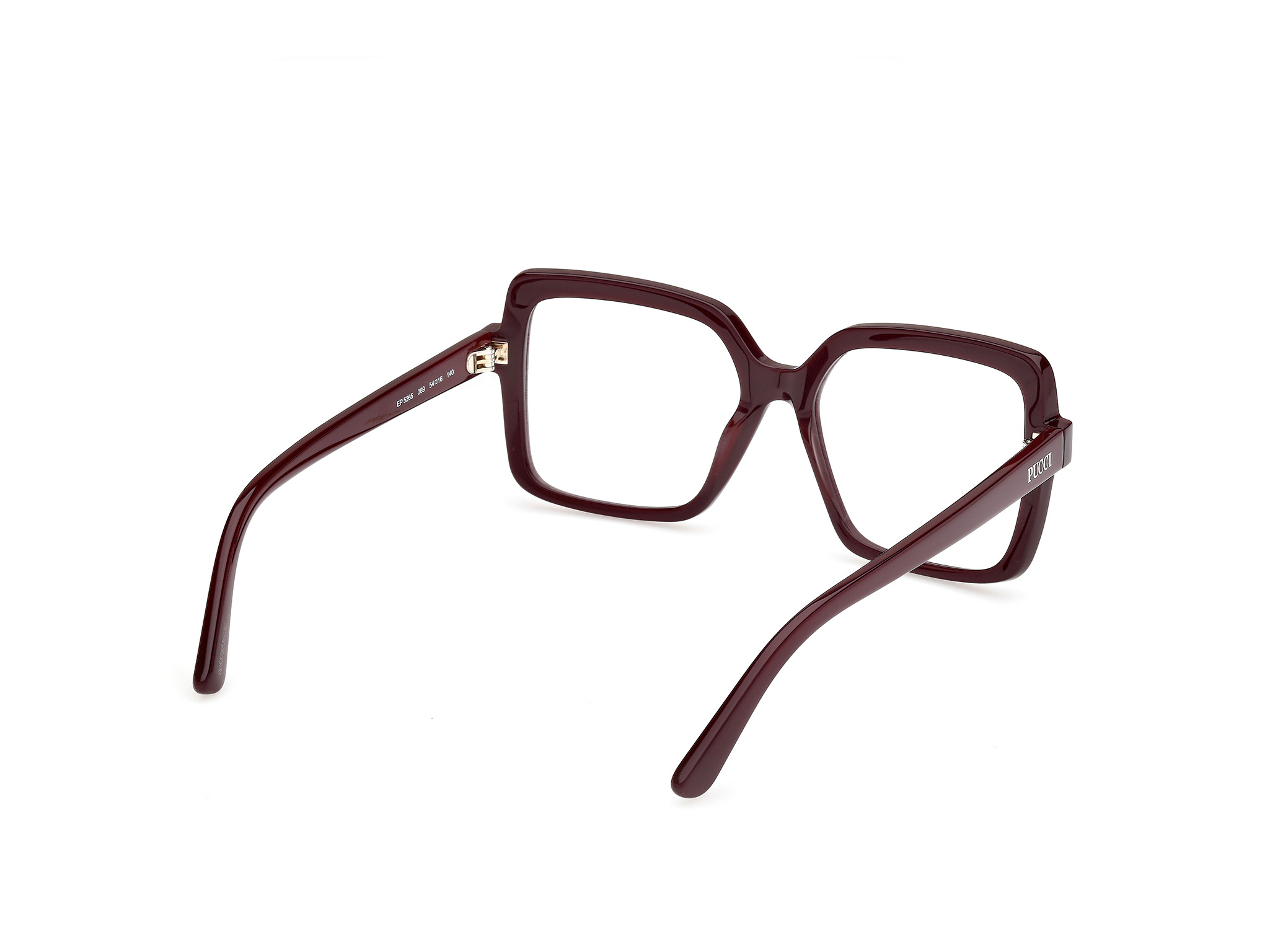 Emilio Pucci Burgundy Plastic Glasses (Frames)