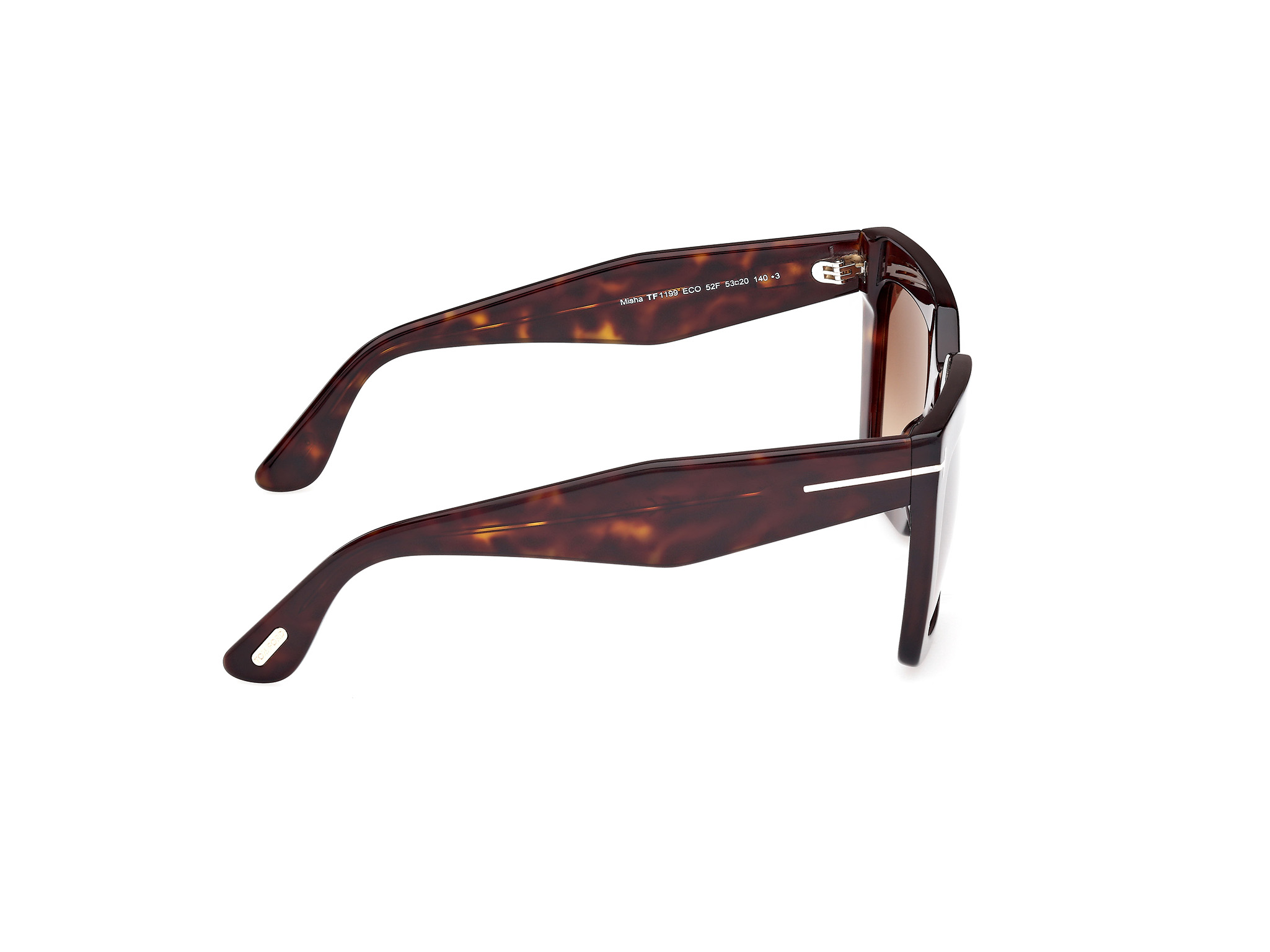 Étui Double Coque Pour Lunettes Tom Ford - Marron - Avec Boîte Et Chiffon Microfibre - Neuf
