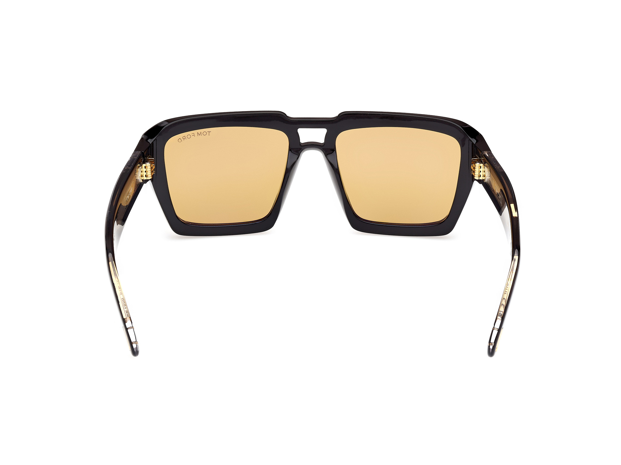 Étui à Lunettes Double Coque Tom Ford Vintage - Marron - Format Grand M - Inclus Boîte, Carte & Microfibre - Neuf