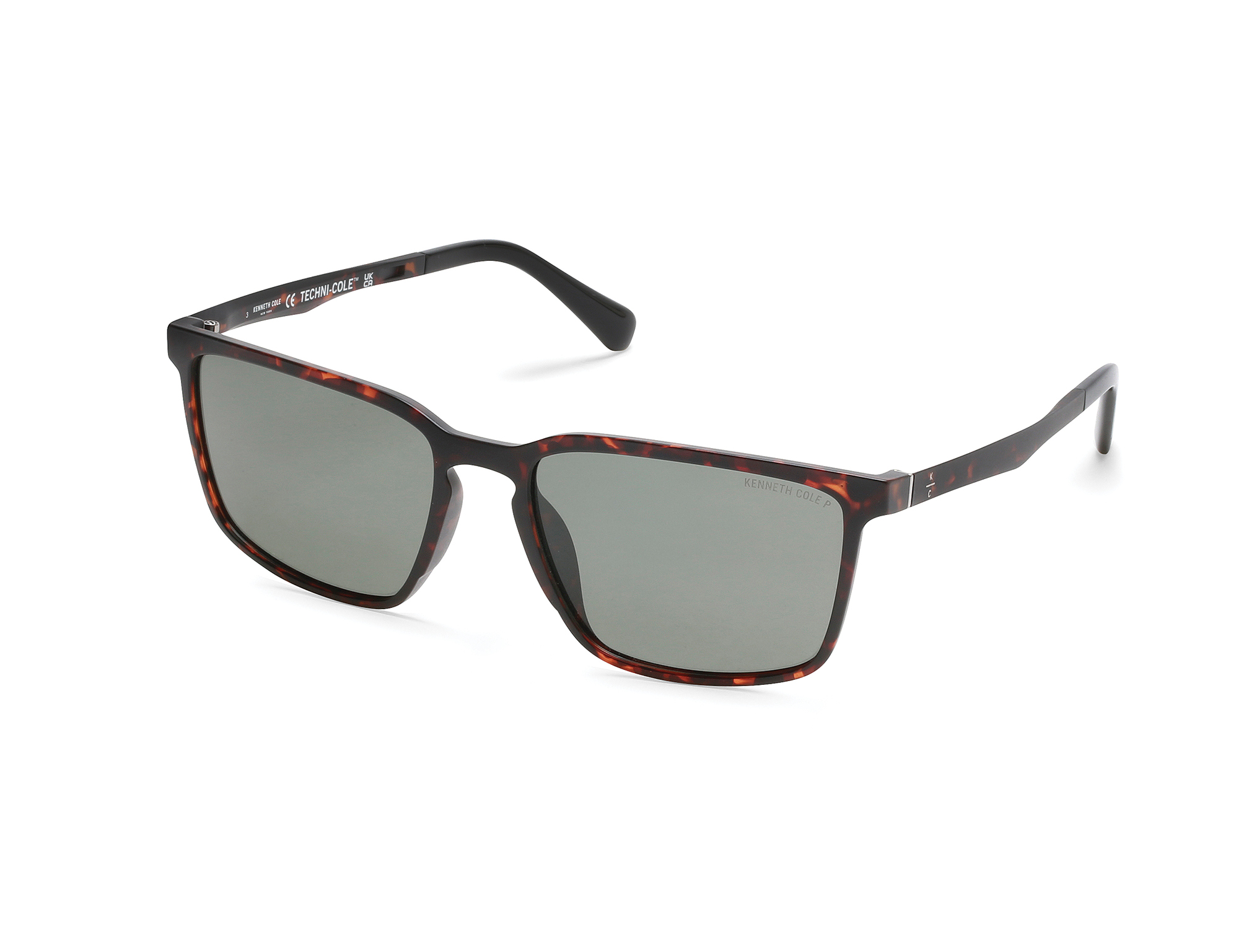 Kenneth Cole Brown Injected Sunglasses main image 1