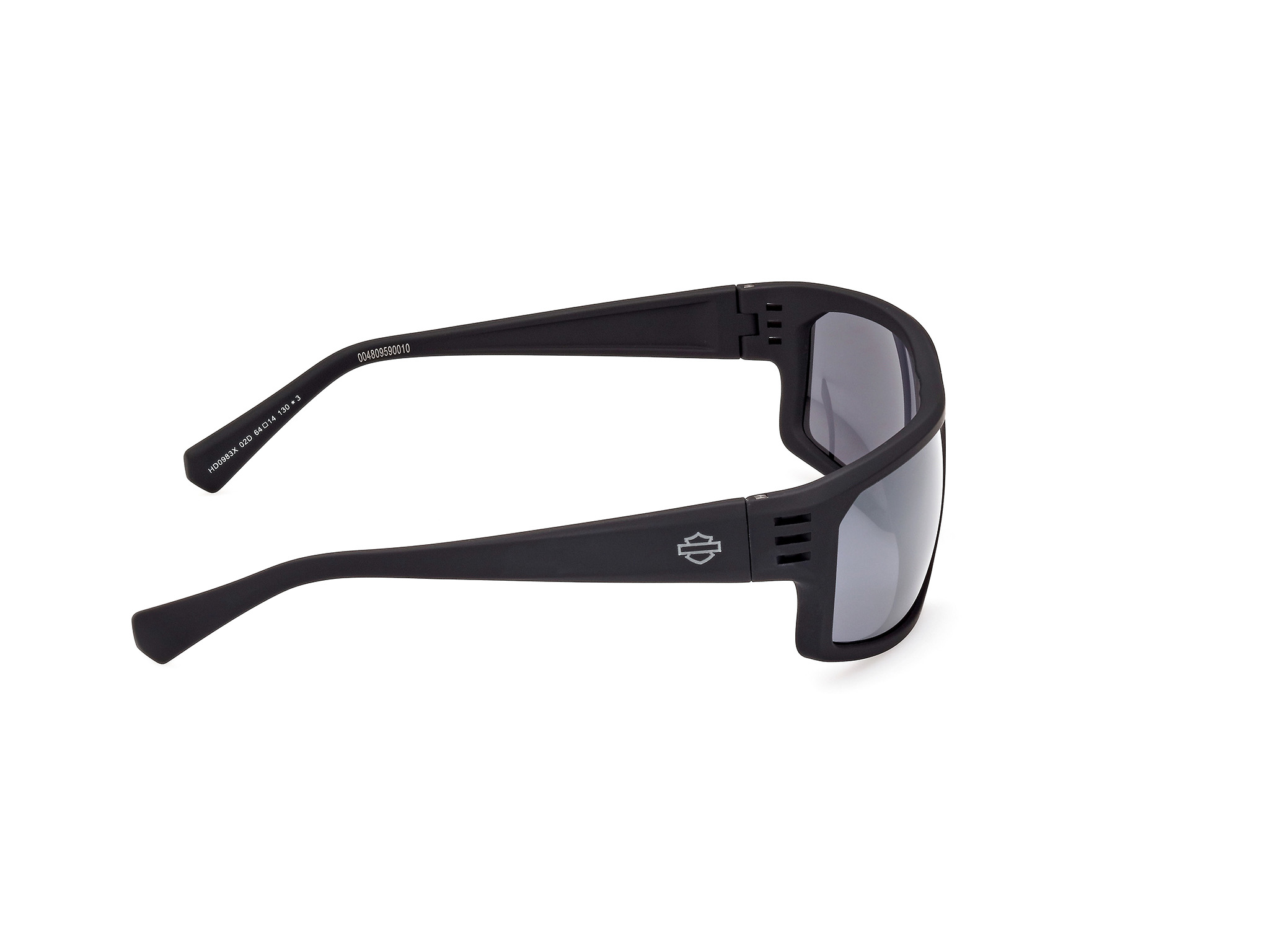 Lunettes De Soleil Harley-Davidson Marcolin Blaze ACE - Teinte Ambre Améliorée - Noir Brillant - Neuf Avec étiquettes