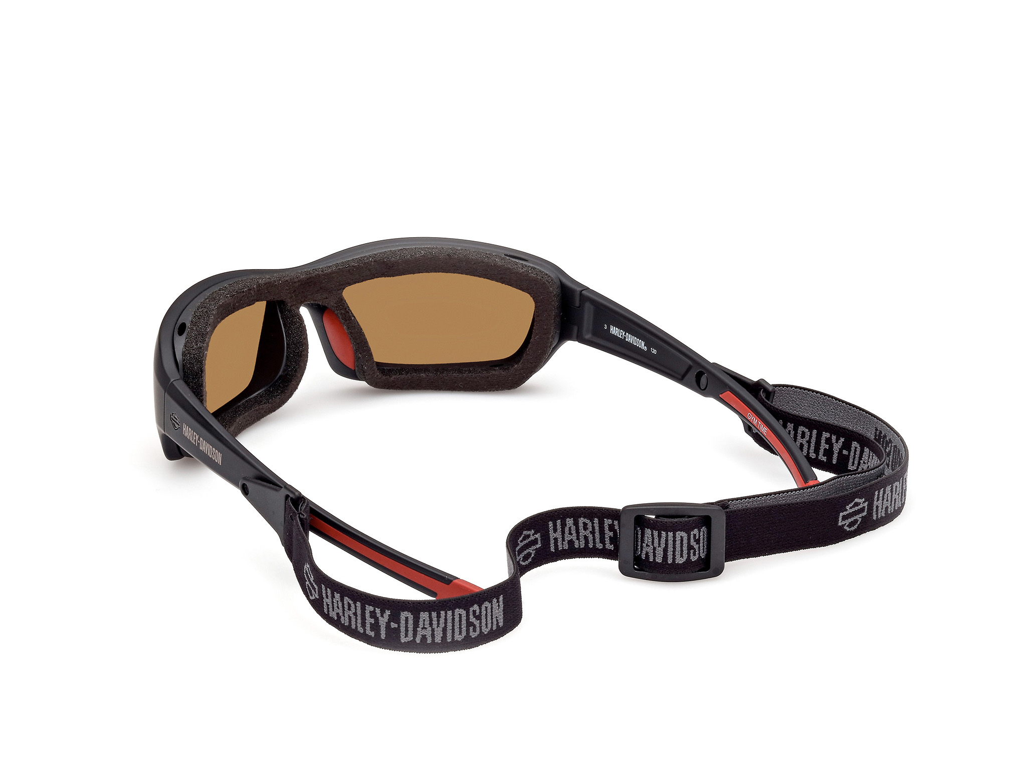 Lunettes De Soleil Harley-Davidson By Marcolin 'Blaze ACE' - Teinte Amber - Noir Brillant - Neuf Avec étui